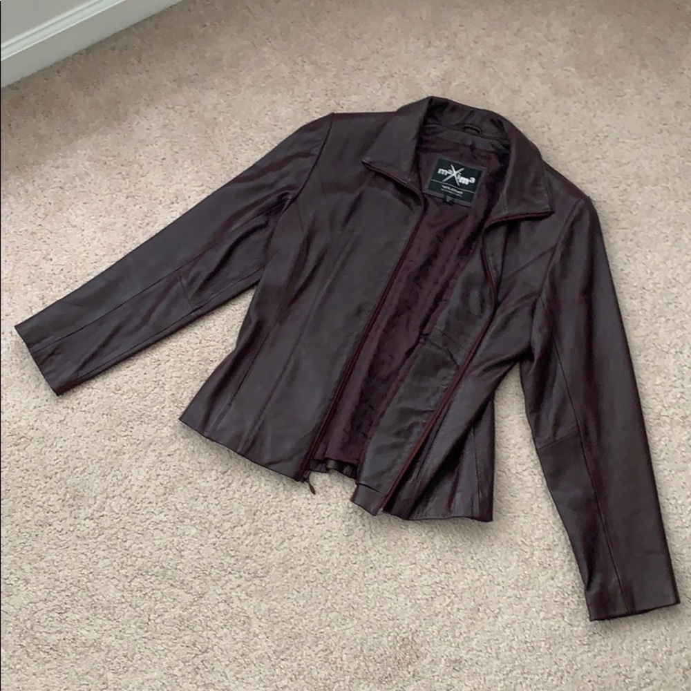 Authentic Wilson’s Leather Jacket (Maroon) - image 1